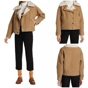 NEW with tag Derek Lam 10 Crosby Faux Fur Jacket (MSRP$695)